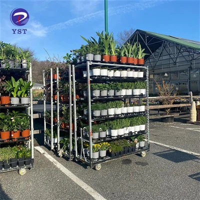 Chariot à fleurs pour plantes
